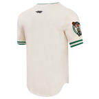 NBA BOSTON CELTICS RETRO CLASSIC T-SHIRT POUR HOMME (COQUILLE D'ŒUF/VERT KELLY)