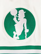 NBA BOSTON CELTICS RETRO CLASSIC T-SHIRT POUR HOMME (COQUILLE D'ŒUF/VERT KELLY)