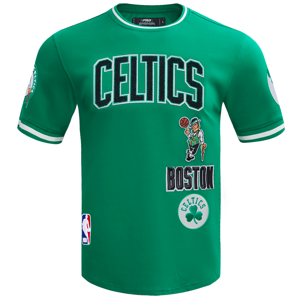 NBA BOSTON CELTICS RETRO CLASSIC T-SHIRT POUR HOMME (VERT KELLY)