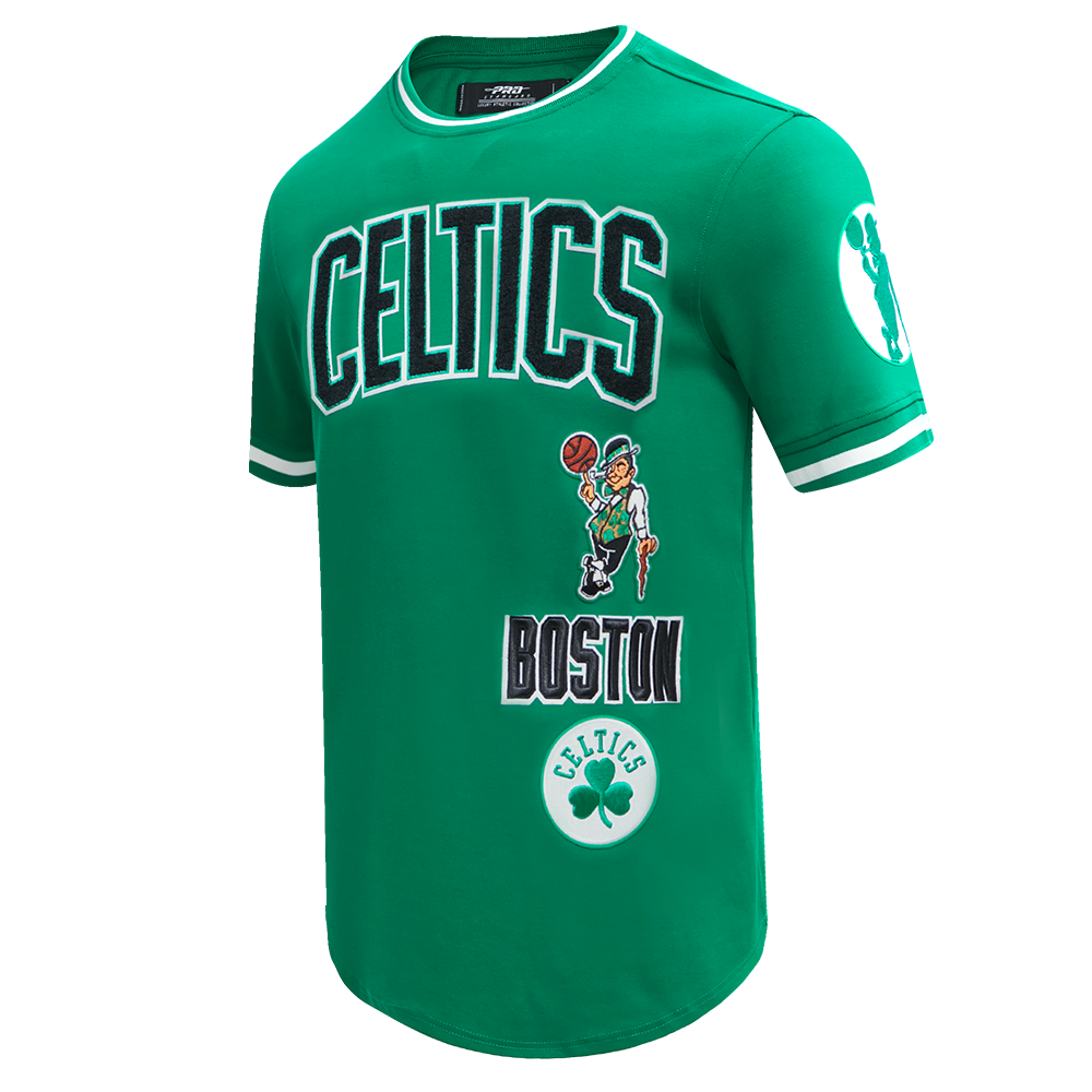 NBA BOSTON CELTICS RETRO CLASSIC T-SHIRT POUR HOMME (VERT KELLY)