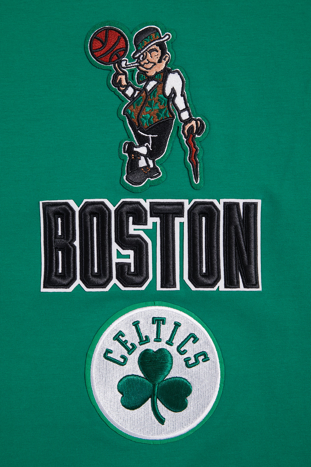NBA BOSTON CELTICS RETRO CLASSIC T-SHIRT À RAYURES POUR HOMME (VERT KELLY)
