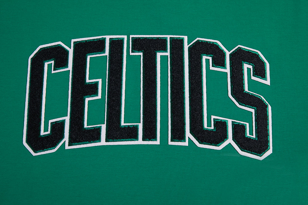 NBA BOSTON CELTICS RETRO CLASSIC T-SHIRT À RAYURES POUR HOMME (VERT KELLY)
