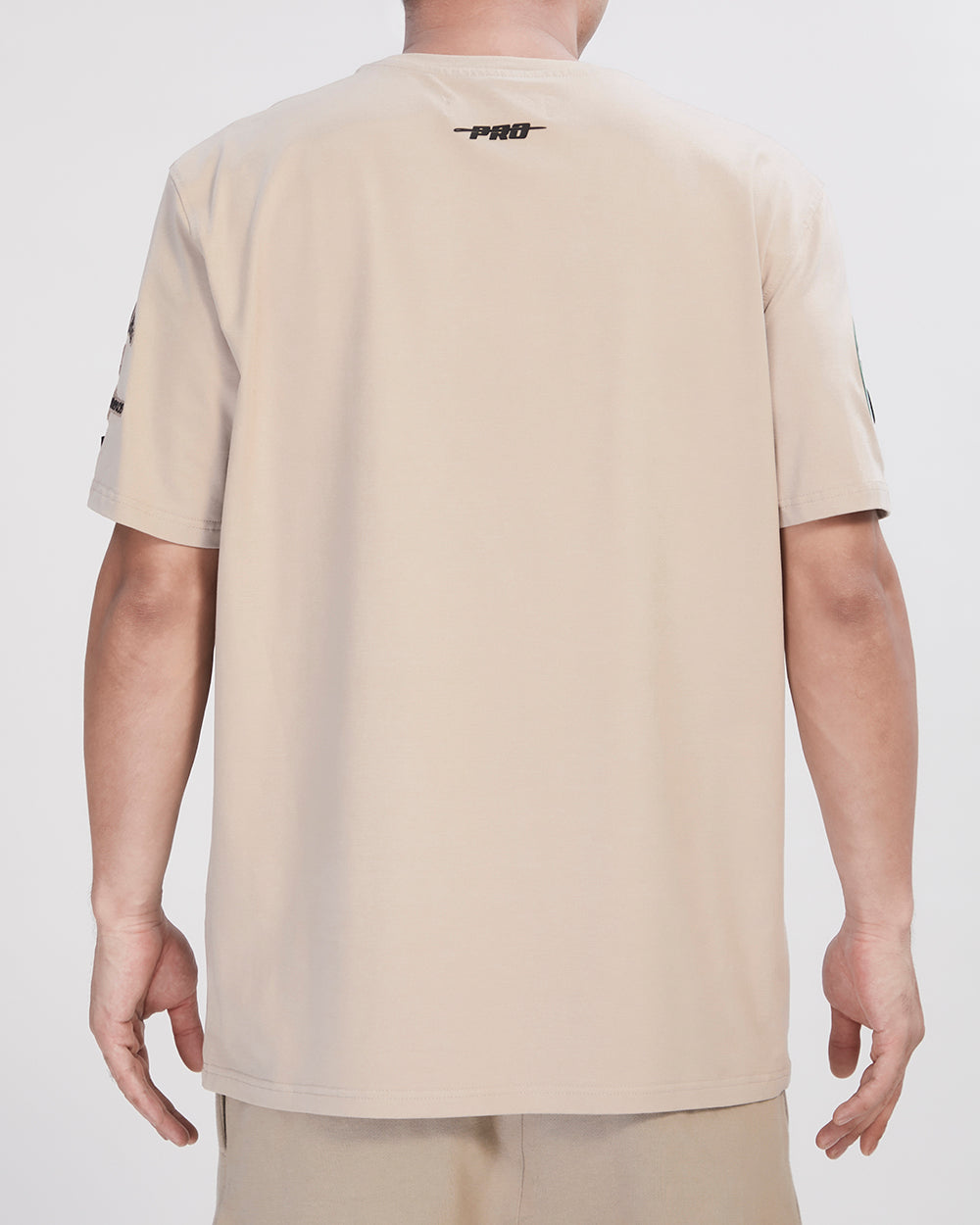 NBA BOSTON CELTICS HYBRID MEN'S TEE (KHAKI)