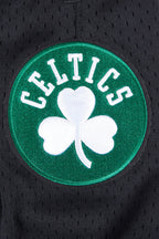 NBA BOSTON CELTICS MESH SHORT EN FILET POUR HOMME (NOIR)