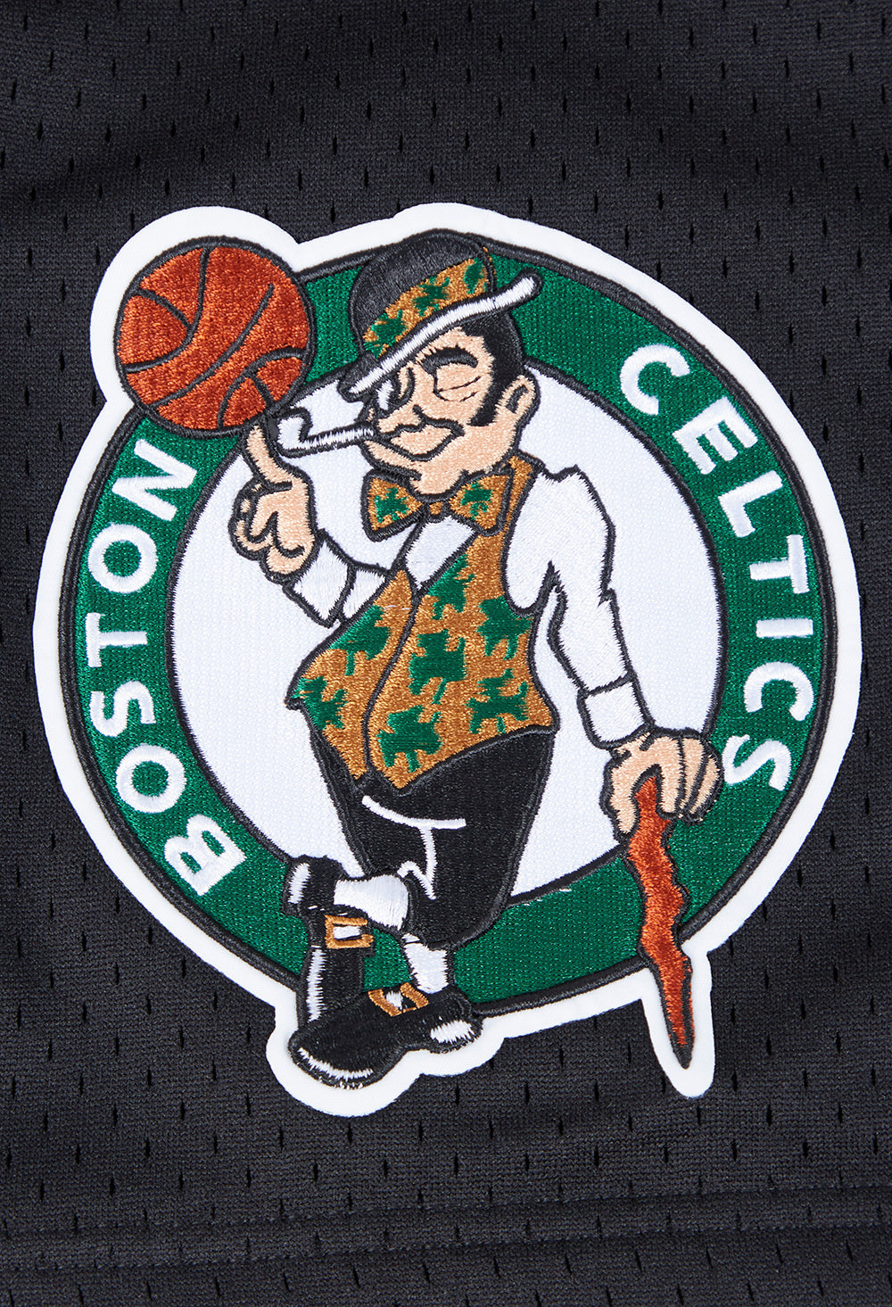 NBA BOSTON CELTICS MESH SHORT EN FILET POUR HOMME (NOIR)