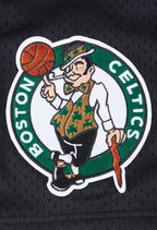 NBA BOSTON CELTICS MESH SHORT EN FILET POUR HOMME (NOIR)