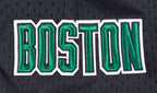 NBA BOSTON CELTICS MESH SHORT EN FILET POUR HOMME (NOIR)