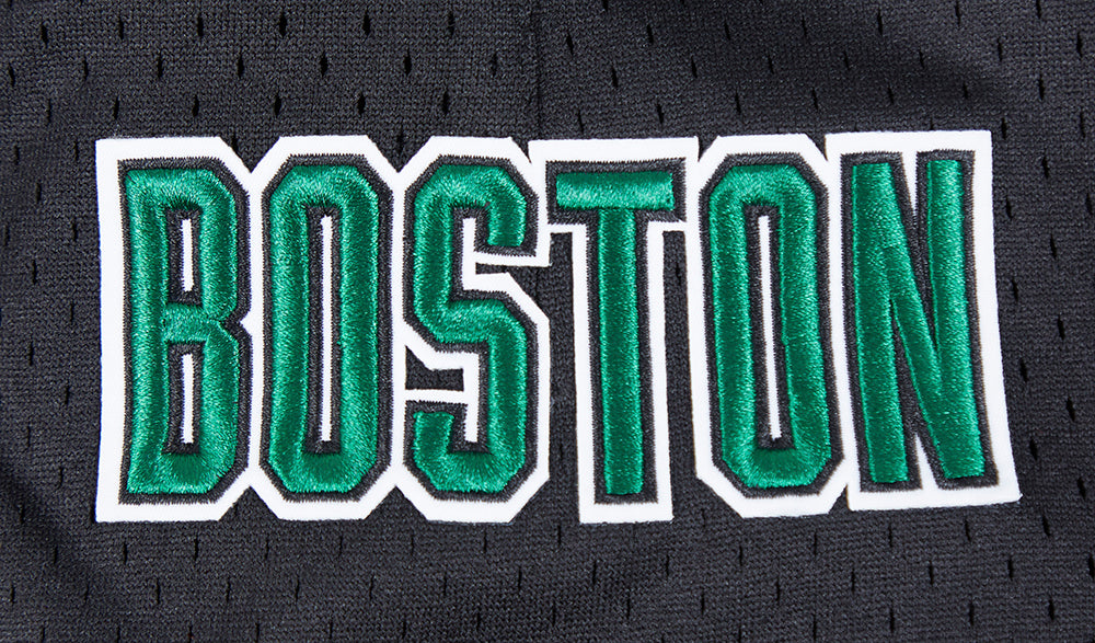 NBA BOSTON CELTICS MESH SHORT EN FILET POUR HOMME (NOIR)