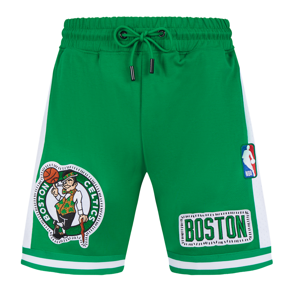 NBA BOSTON CELTICS DIY PICK STITCH MEN'S DOUBLE KNIT 2.0 SHORT (KELLY GREEN)