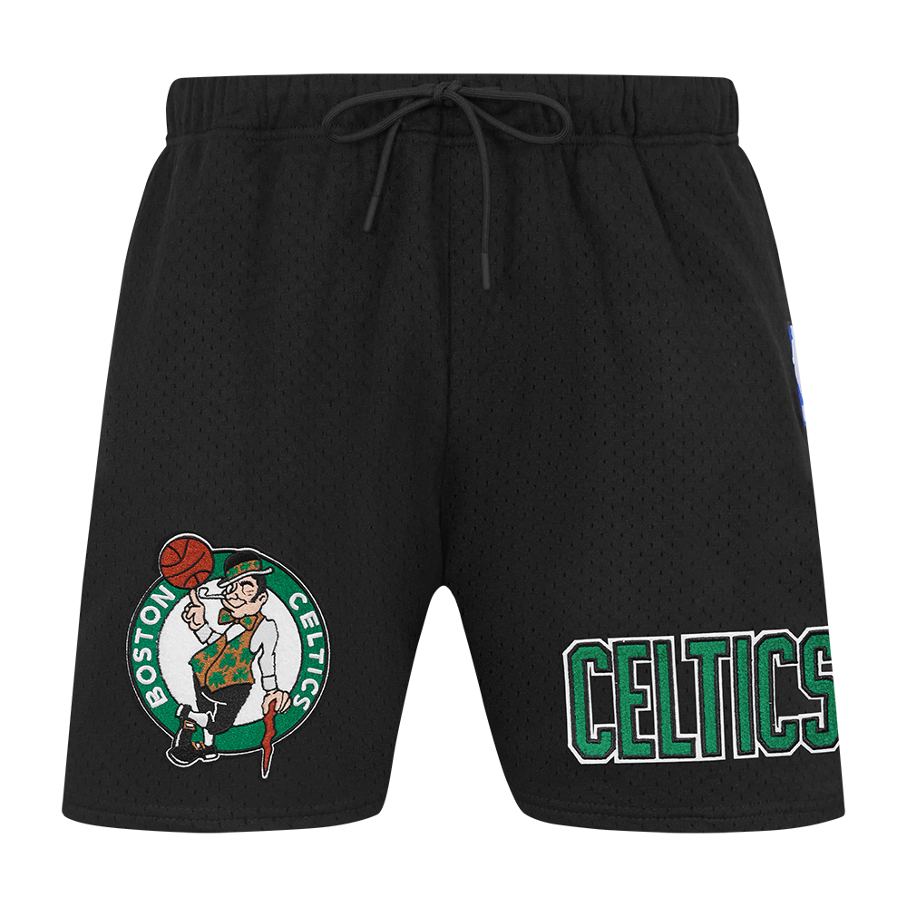 NBA BOSTON CELTICS SOUVENIR MEN'S MESH SHORT (BLACK)