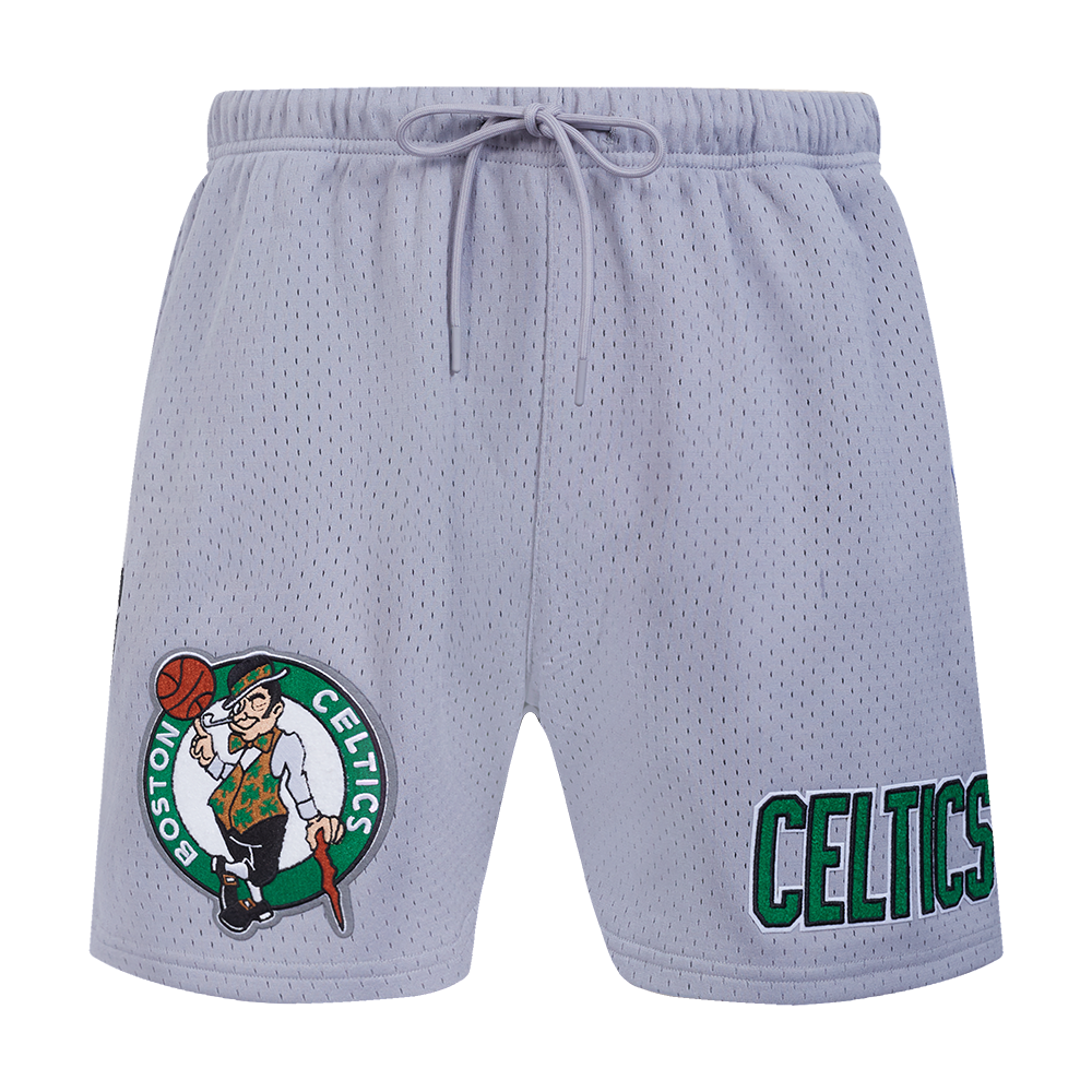 NBA BOSTON CELTICS SOUVENIR MEN'S MESH SHORT (GRAY)