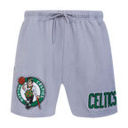 NBA BOSTON CELTICS SOUVENIR MEN'S MESH SHORT (GRAY)