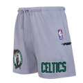 NBA BOSTON CELTICS SOUVENIR MEN'S MESH SHORT (GRAY)