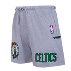 NBA BOSTON CELTICS SOUVENIR MEN'S MESH SHORT (GRAY)