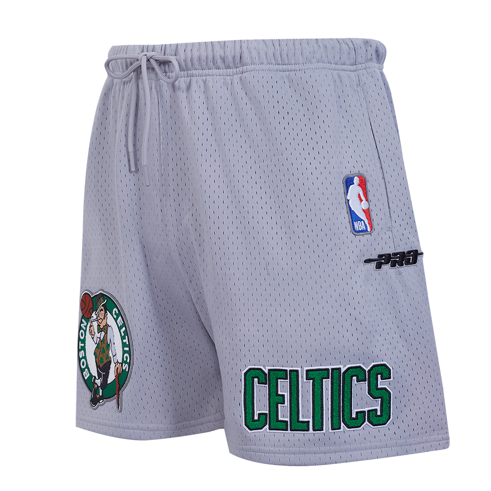 NBA BOSTON CELTICS SOUVENIR MEN'S MESH SHORT (GRAY)