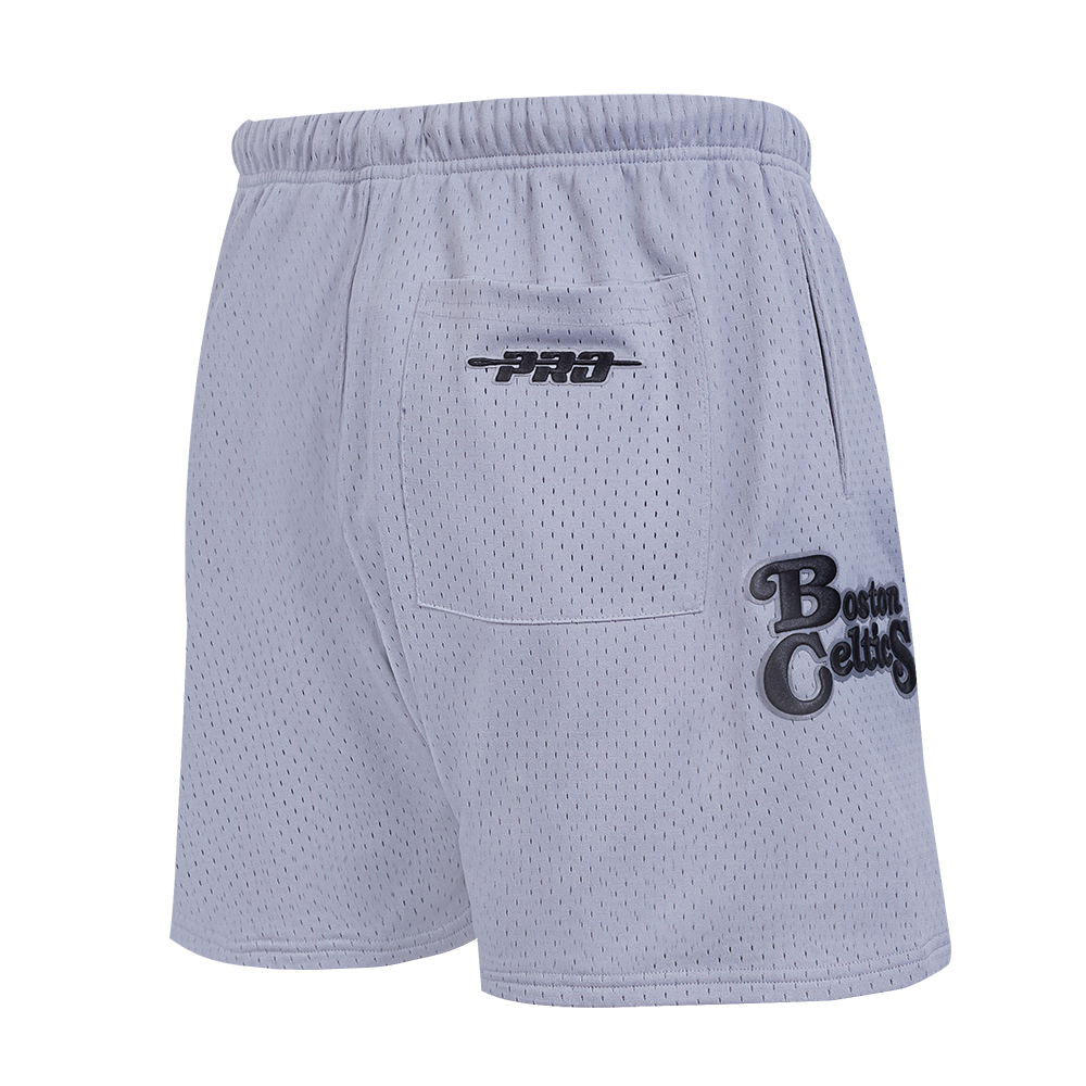 NBA BOSTON CELTICS SOUVENIR MEN'S MESH SHORT (GRAY)