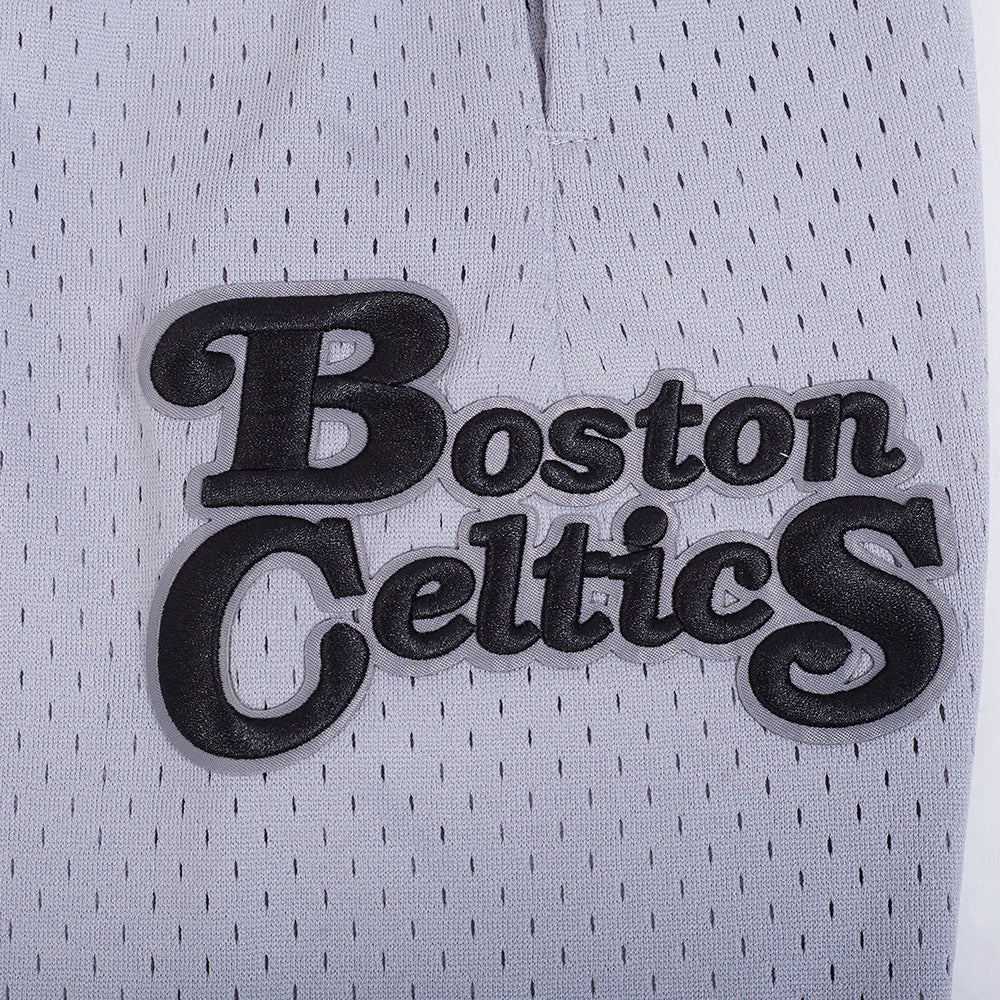 NBA BOSTON CELTICS SOUVENIR MEN'S MESH SHORT (GRAY)