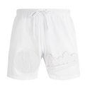 NBA BOSTON CELTICS WHITE OUT SHORT TISSÉ POUR HOMME (BLANC)