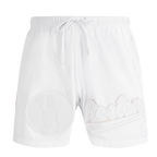 NBA BOSTON CELTICS WHITE OUT SHORT TISSÉ POUR HOMME (BLANC)