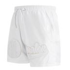 NBA BOSTON CELTICS WHITE OUT SHORT TISSÉ POUR HOMME (BLANC)