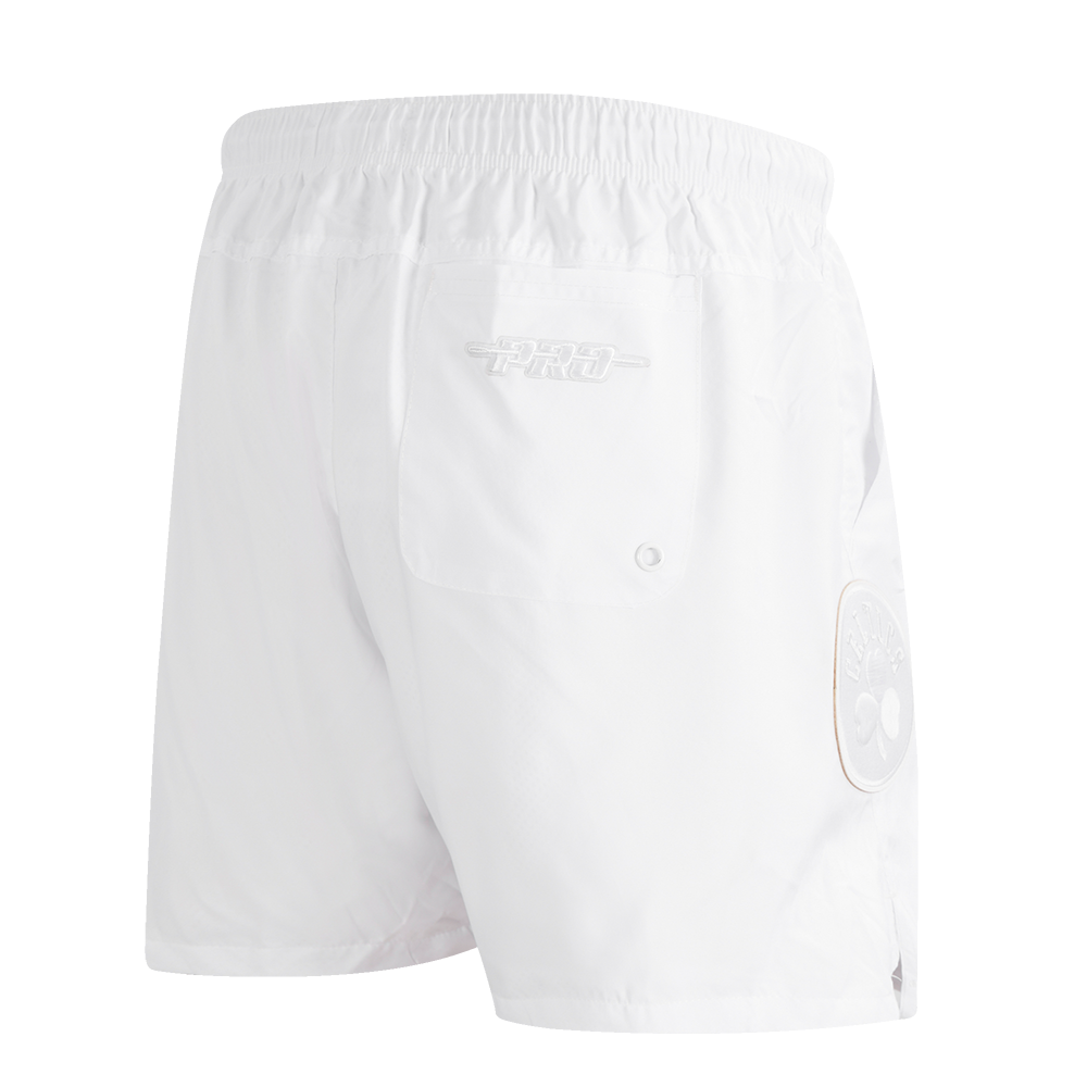 NBA BOSTON CELTICS WHITE OUT SHORT TISSÉ POUR HOMME (BLANC)