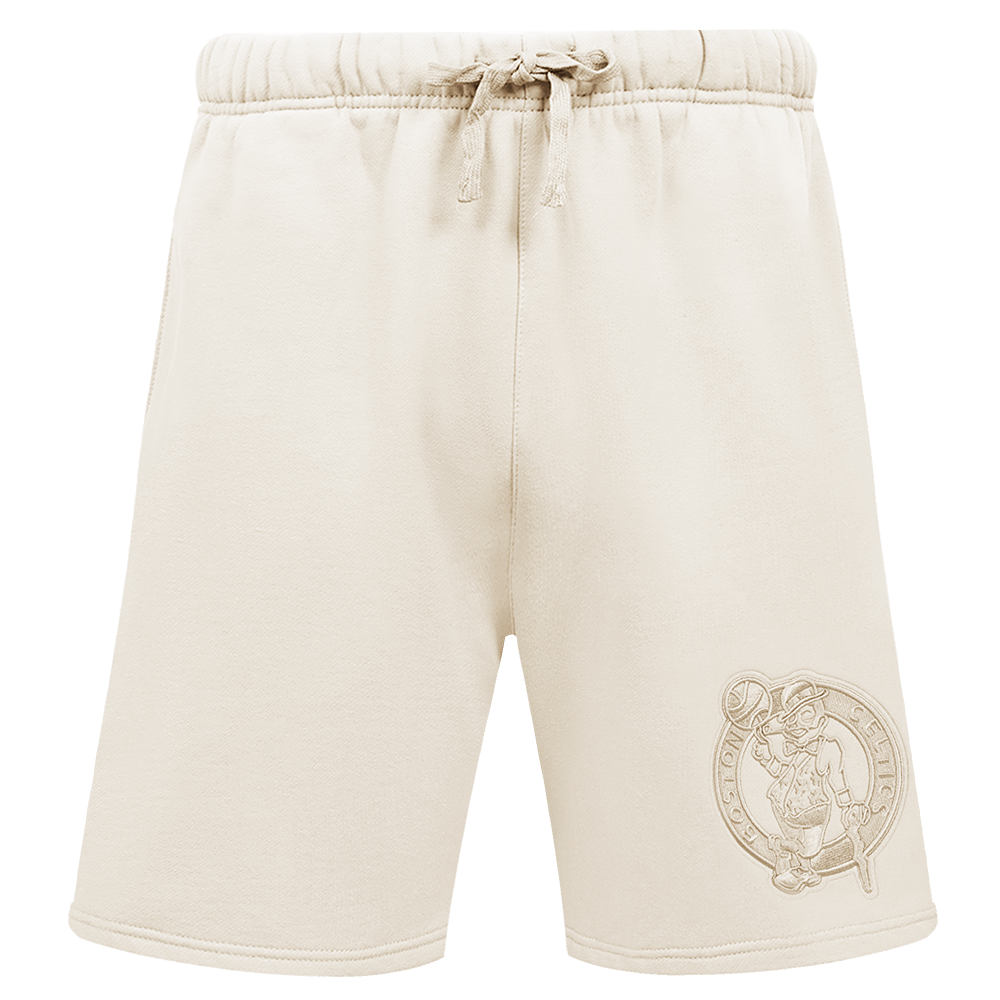 NBA BOSTON CELTICS NEUTRAL MEN'S SHORT (EGGSHELL)