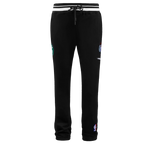 NBA BOSTON CELTICS SCRIPT TAIL MEN'S RIB FLEECE SWEATPANT (BLACK)