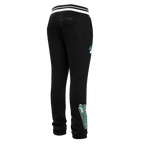 NBA BOSTON CELTICS SCRIPT TAIL MEN'S RIB FLEECE SWEATPANT (BLACK)