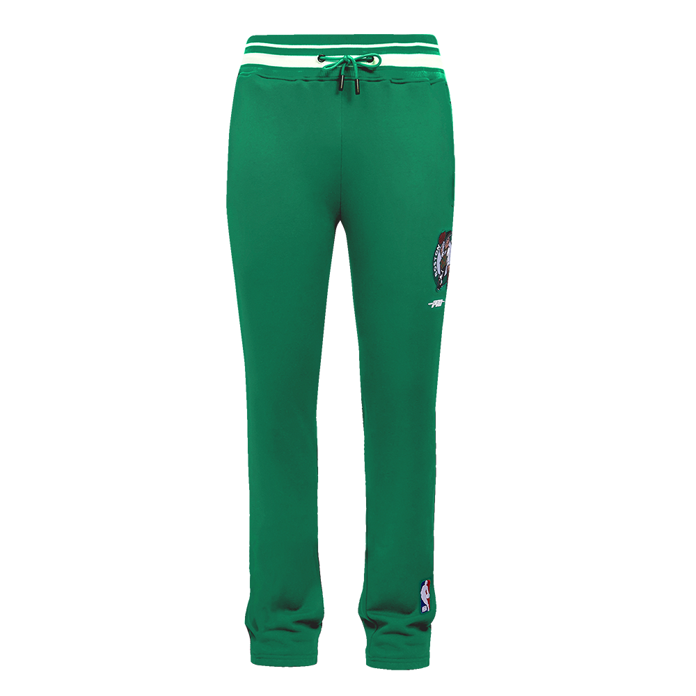 NBA BOSTON CELTICS SCRIPT TAIL MEN'S RIB FLEECE SWEATPANT (KELLY GREEN)