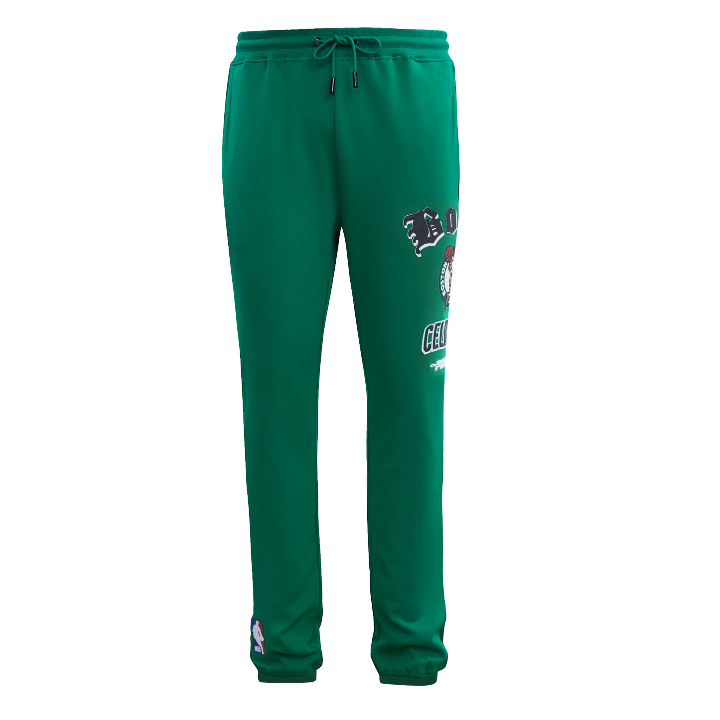 NBA BOSTON CELTICS OLD ENGLISH MEN'S SWEATPANT (KELLY GREEN)