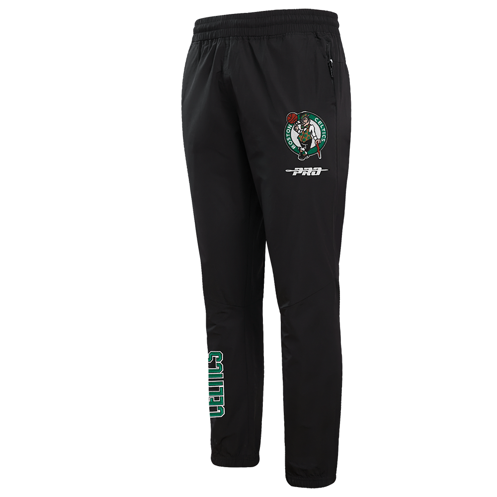 NBA BOSTON CELTICS CLASSIC WIND SUIT MEN'S WOVEN PANT (BLACK)