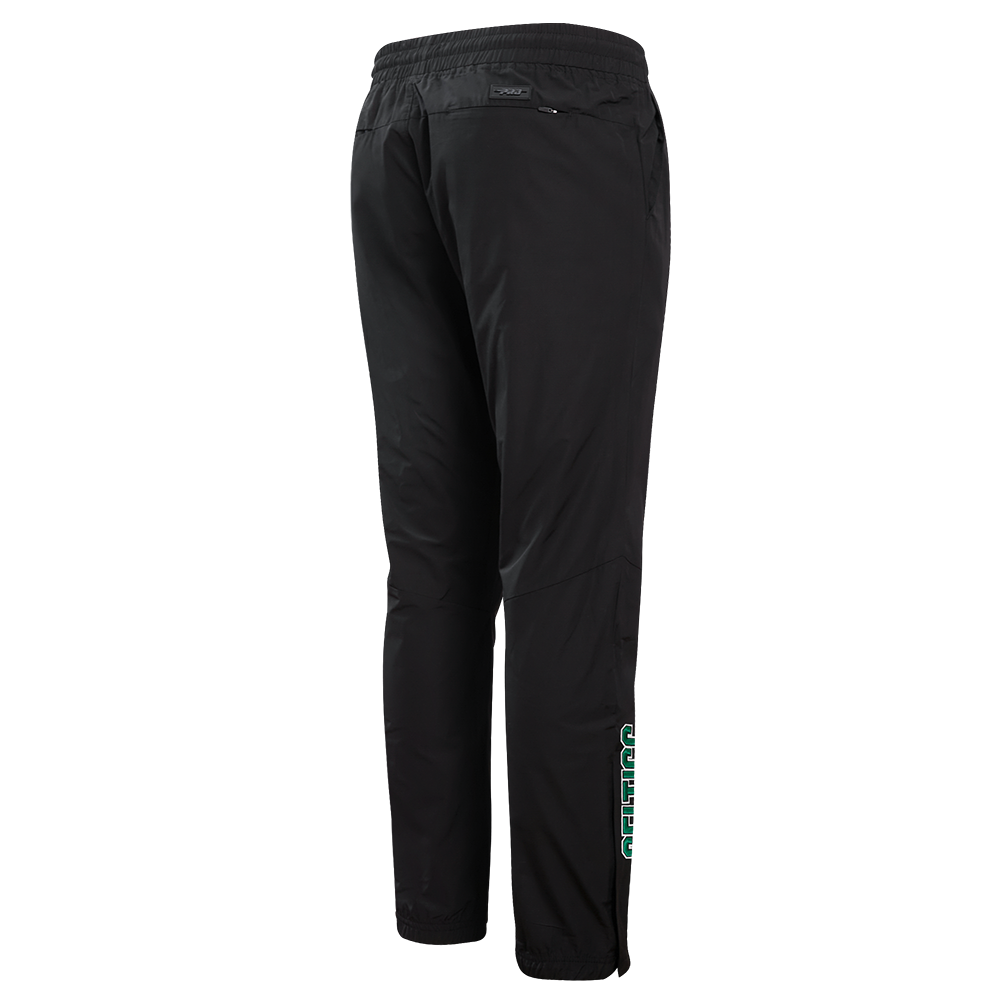 NBA BOSTON CELTICS CLASSIC WIND SUIT MEN'S WOVEN PANT (BLACK)