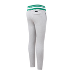NBA BOSTON CELTICS MASHUP MEN'S RIB SWEATPANT (HEATHER GREY/GREEN)