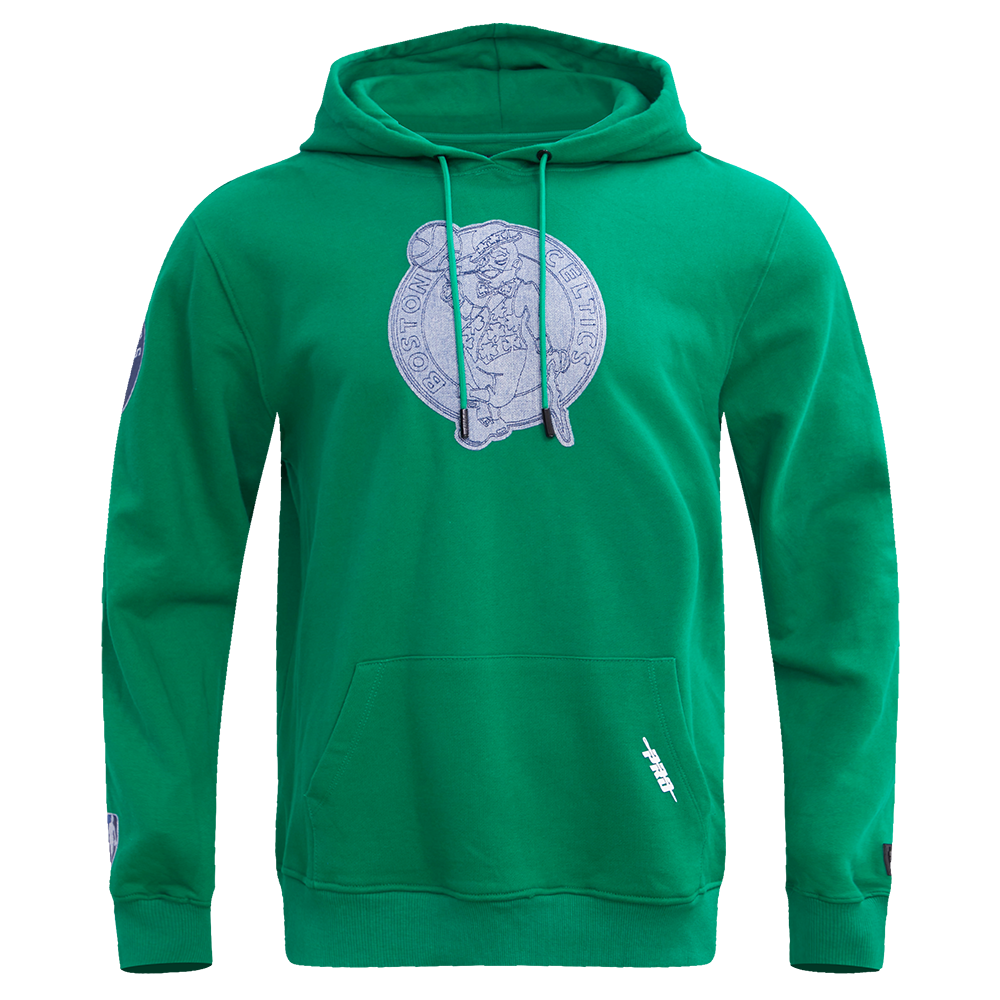 NBA BOSTON CELTICS VARSITY BLUES CHANDAIL À CAPUCHON POUR HOMME (VERT KELLY)