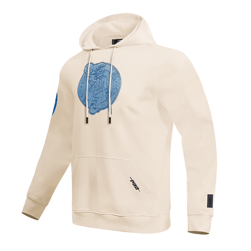 NBA BOSTON CELTICS VARSITY BLUES MEN'S PULLOVER HOODIE (LINEN)