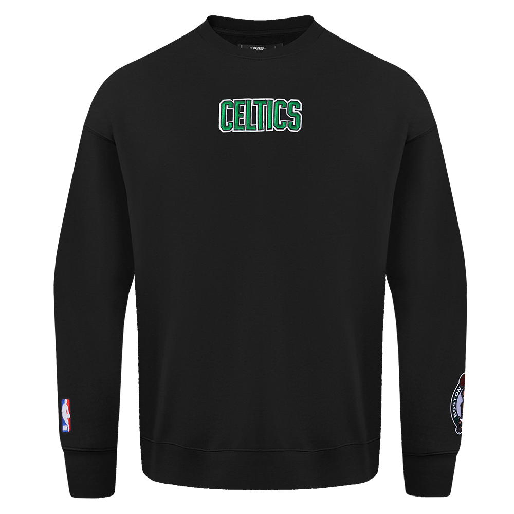 NBA BOSTON CELTICS WINGSPAN CHANDAIL À COL ROND À ÉPAULES TOMBANTES POUR HOMME (NOIR)