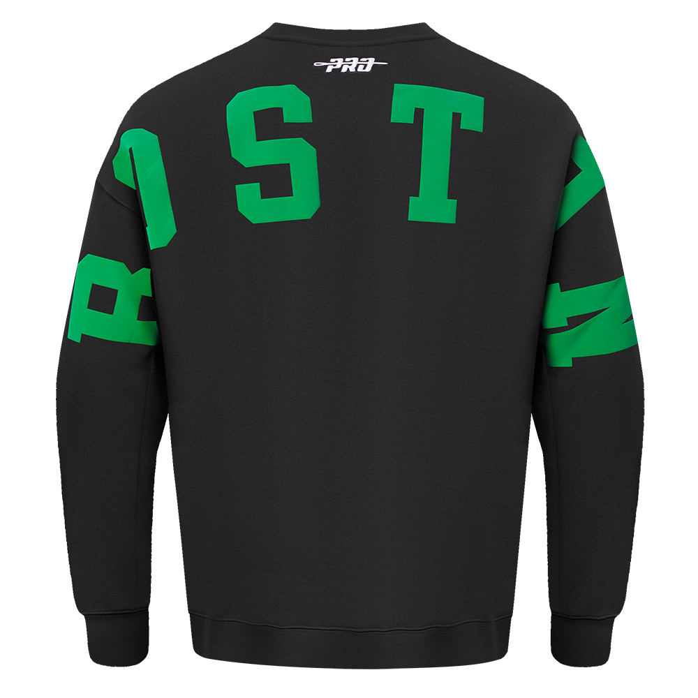 NBA BOSTON CELTICS WINGSPAN CHANDAIL À COL ROND À ÉPAULES TOMBANTES POUR HOMME (NOIR)