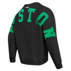NBA BOSTON CELTICS WINGSPAN CHANDAIL À COL ROND À ÉPAULES TOMBANTES POUR HOMME (NOIR)