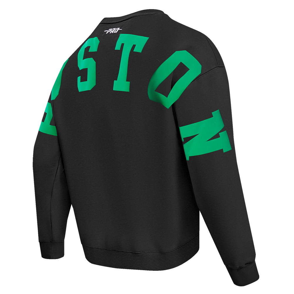 NBA BOSTON CELTICS WINGSPAN CHANDAIL À COL ROND À ÉPAULES TOMBANTES POUR HOMME (NOIR)