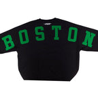 NBA BOSTON CELTICS WINGSPAN CHANDAIL À COL ROND À ÉPAULES TOMBANTES POUR HOMME (NOIR)