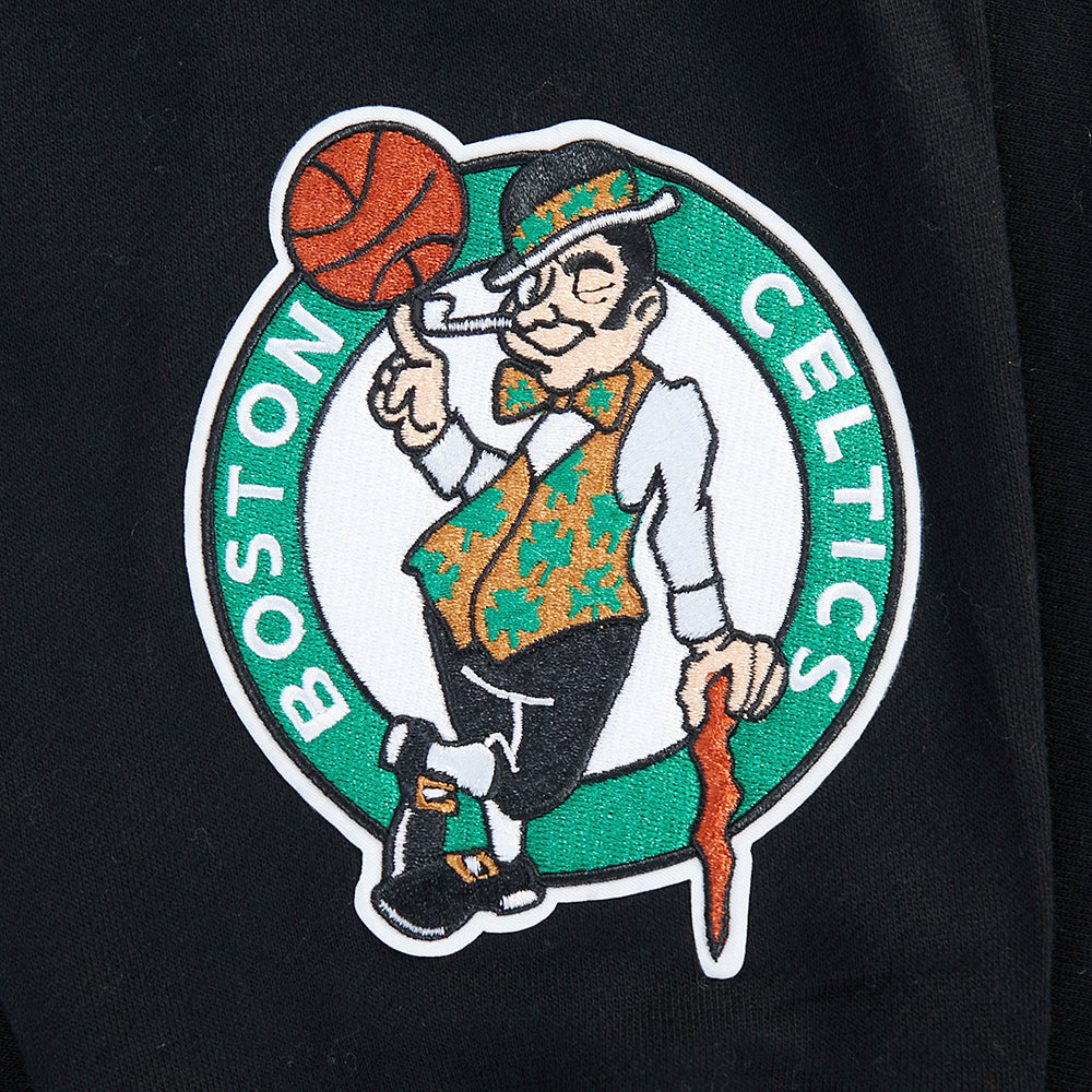 NBA BOSTON CELTICS WINGSPAN CHANDAIL À COL ROND À ÉPAULES TOMBANTES POUR HOMME (NOIR)