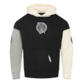 NBA BOSTON CELTICS REVERSE FRENCH TERRY CHANDAIL À CAPUCHON EN MOLLETON À BLOCS DE COULEUR POUR HOMME (NOIR/GRIS/COQUILLE D'ŒUF)