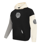 NBA BOSTON CELTICS REVERSE FRENCH TERRY CHANDAIL À CAPUCHON EN MOLLETON À BLOCS DE COULEUR POUR HOMME (NOIR/GRIS/COQUILLE D'ŒUF)