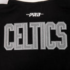 NBA BOSTON CELTICS REVERSE FRENCH TERRY CHANDAIL À CAPUCHON EN MOLLETON À BLOCS DE COULEUR POUR HOMME (NOIR/GRIS/COQUILLE D'ŒUF)
