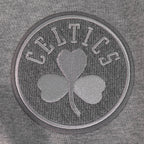 NBA BOSTON CELTICS REVERSE FRENCH TERRY CHANDAIL À CAPUCHON EN MOLLETON À BLOCS DE COULEUR POUR HOMME (NOIR/GRIS/COQUILLE D'ŒUF)