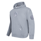 NBA BOSTON CELTICS REVERSE FRENCH TERRY CHANDAIL À CAPUCHON POUR HOMME (GRIS CHINÉ FONCÉ)