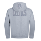 NBA BOSTON CELTICS REVERSE FRENCH TERRY CHANDAIL À CAPUCHON POUR HOMME (GRIS CHINÉ FONCÉ)