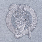 NBA BOSTON CELTICS REVERSE FRENCH TERRY CHANDAIL À CAPUCHON POUR HOMME (GRIS CHINÉ FONCÉ)