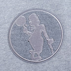 NBA BOSTON CELTICS REVERSE FRENCH TERRY CHANDAIL À CAPUCHON POUR HOMME (GRIS CHINÉ FONCÉ)