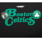 NBA BOSTON CELTICS SOUVENIR MEN'S FLEECE PULLOVER HOODIE (BLACK)